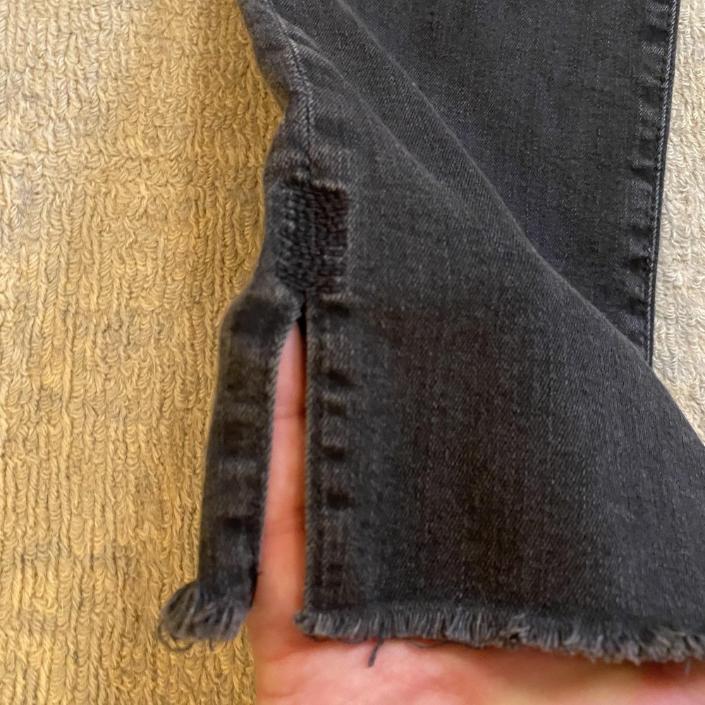 AG Adriano Goldschmied The Mari Jeans Womens 29 Charcoal High Rise Slim Straight - Picture 10 of 15